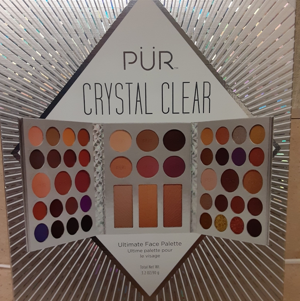 Crystal clear pur face pallette